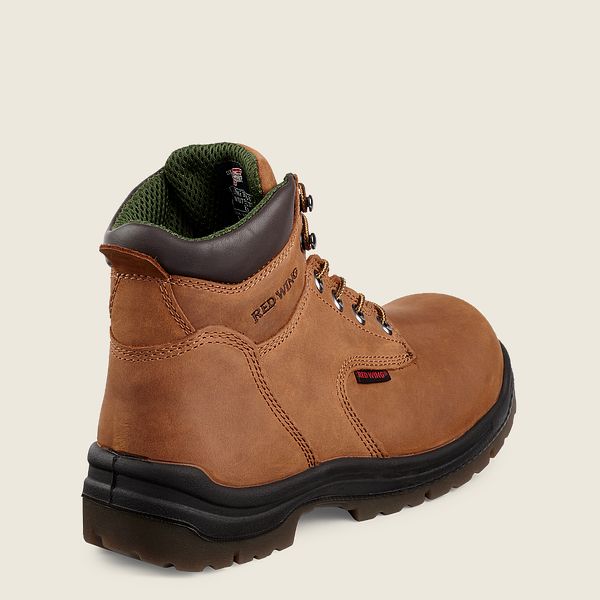 レッド ウィング(Red Wing) King Toe® - 6インチの安全つま先 ブーツ メンズ ブラウン JP79623